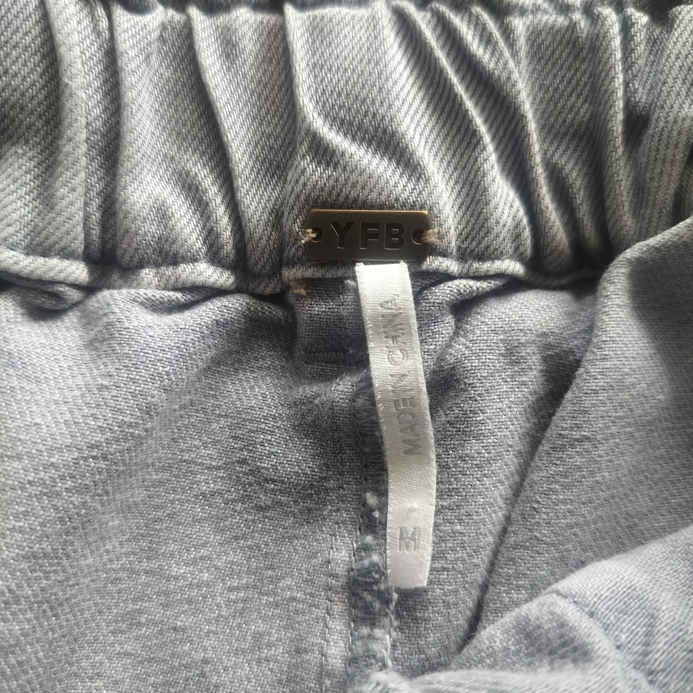 Wide Leg Gray Pants - Picture 3 of 7